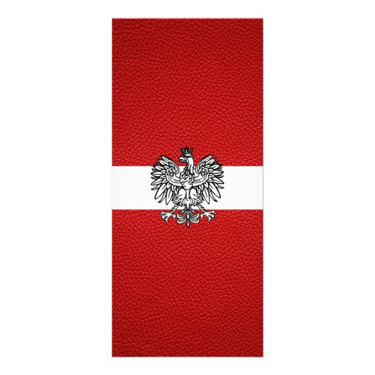 Rood Polen Paspoort Menu (Achterkant)