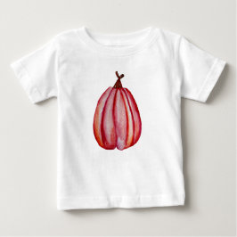 Rood Pompoen Baby T-shirt