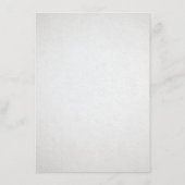 Rood Poppy bruiloft invoegen Kaart (Achterkant)