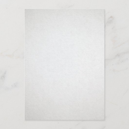 Rood Poppy bruiloft invoegen Kaart (Achterkant)