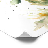 Rood Poppy Flowers Art Print Poster (Hoek)