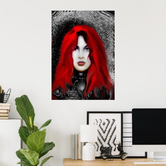 Rood Poster (Thuiskantoor)