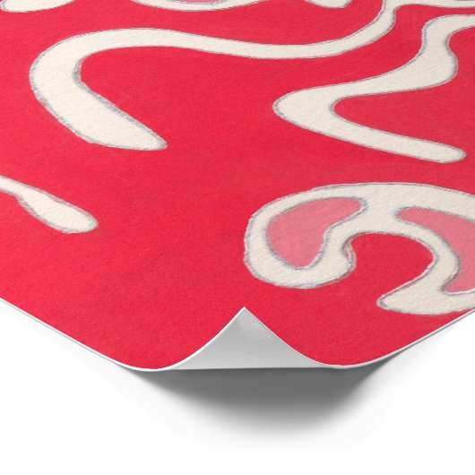 Rood Poster (Hoek)