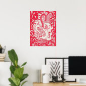 Rood Poster (Thuiskantoor)