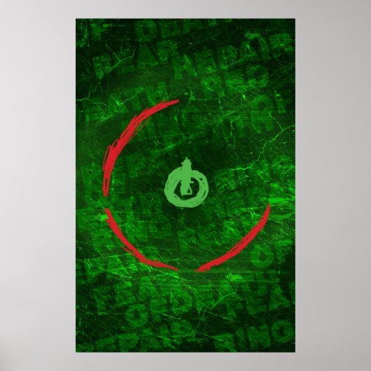 Rood Poster dood - Gamer Video Games Geek (Voorkant)