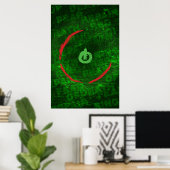 Rood Poster dood - Gamer Video Games Geek (Thuiskantoor)