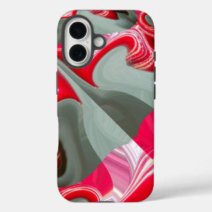 rood Product aanpassen iPhone 16 Hoesje