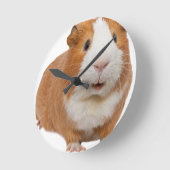 rood proefkonijn ronde klok (Hoek)