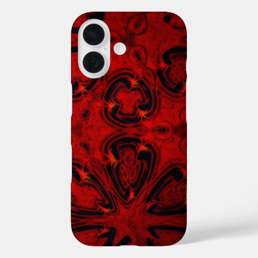 Rood Punk Case-Mate iPhone Case (Achterkant)