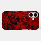 Rood Punk Case-Mate iPhone Case (Achterkant (horizontaal))