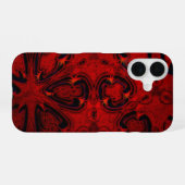 Rood Punk iPhone 16 Hoesje (Achterkant horizontaal)