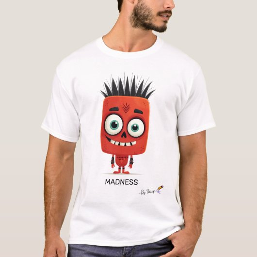 rood Punk teken | WAANZIN - by design | plezier T-shirt (Voorkant)