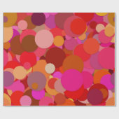 rood punt confetti inpakpapier (Vlak)