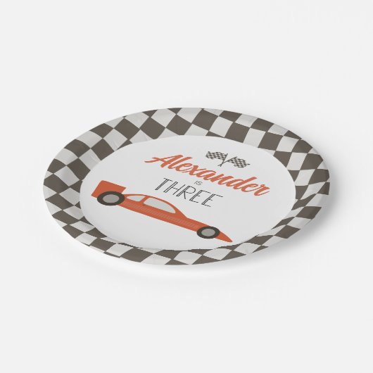 Rood rackauto 3RD Bord op jaarbasis (Gekanteld)