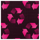 Rood recyclingsymbool stof (Close Up)