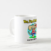 Rood referentiekaart - Drinkware Koffiemok (Voorkant links)