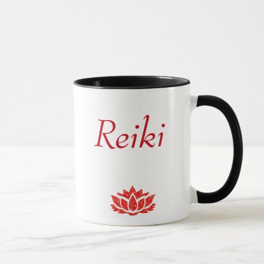 Rood Reiki principes stijl Mok (Rechts)