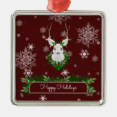 Rood rendierkeramisch Ornament (Voorkant)