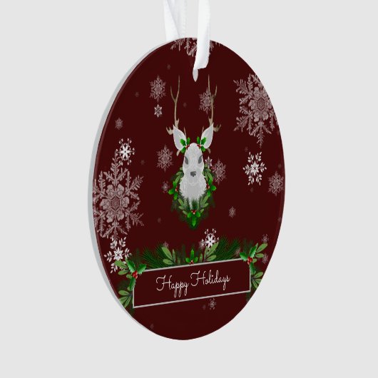 Rood rendierlijk Ornament (voorkant)
