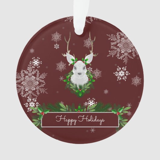 Rood rendierlijk Ornament (voorkant)