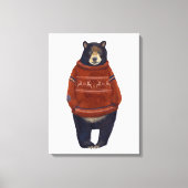 Rood rendierzweet Beer Canvas Afdruk (Voorkant)