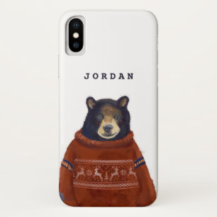 Rood rendierzweet Beer Jouw namen toevoegen Case-Mate iPhone Case