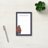 Rood rendierzweet Beer | Jouw namen toevoegen Post-it® Notes (Kantoor)
