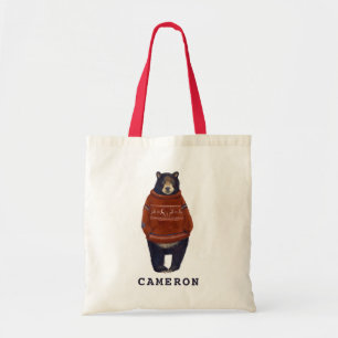 Rood rendierzweet Beer   Jouw namen toevoegen Tote Bag