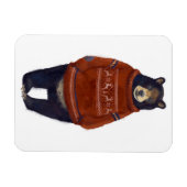 Rood rendierzweet Beer Magneet (Horizontaal)