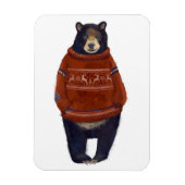 Rood rendierzweet Beer Magneet (Verticaal)