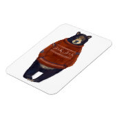 Rood rendierzweet Beer Magneet (Linkerzijde)