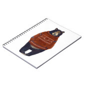 Rood rendierzweet Beer Notitieboek (Linkerzijde)