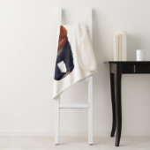 Rood rendierzweet Beer Sherpa Deken (In situ)