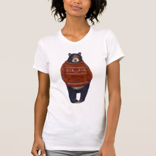 Rood rendierzweet Beer T-shirt