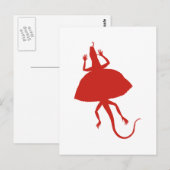Rood reptiel briefkaart (Voorkant / Achterkant)