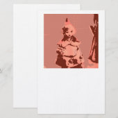 Rood Ridderhout Briefpapier (Voorkant / Achterkant)