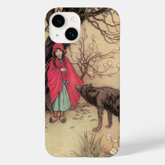 Rood Ridderhout van Warwick Goble Case-Mate iPhone Case (Achterkant)