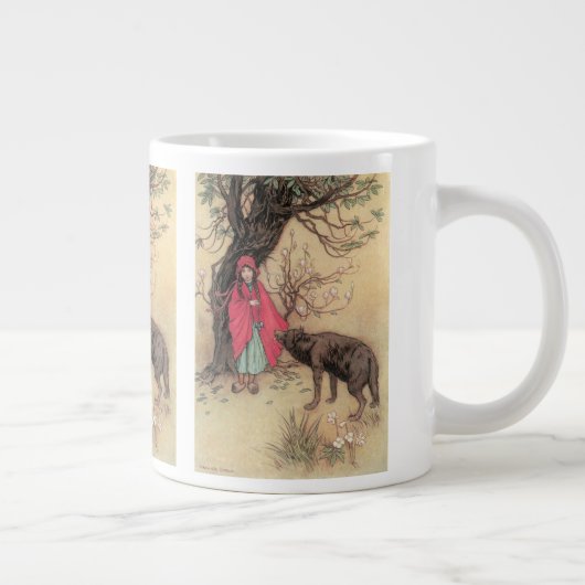  Rood Ridderhout van Warwick Goble Grote Koffiekop (Rechts)