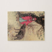  Rood Ridderhout van Warwick Goble Legpuzzel (Horizontaal)