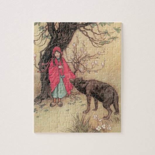  Rood Ridderhout van Warwick Goble Legpuzzel (Verticaal)