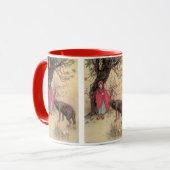 Rood Ridderhout van Warwick Goble Mok (Voorkant links)