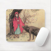 Rood Ridderhout van Warwick Goble Muismat (Met muis)