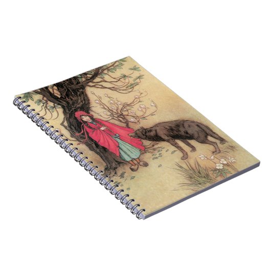  Rood Ridderhout van Warwick Goble Notitieboek (Rechterzijde)