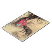  Rood Ridderhout van Warwick Goble Notitieboek (Linkerzijde)