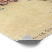 Rood Ridderhout van Warwick Goble Poster (Hoek)