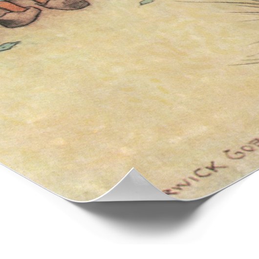  Rood Ridderhout van Warwick Goble Poster (Hoek)