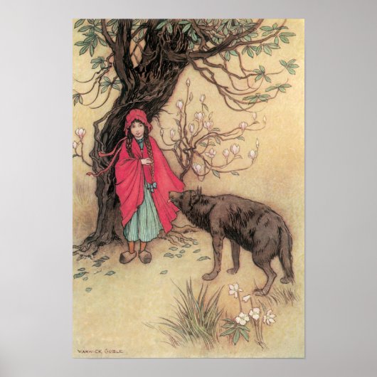 Rood Ridderhout van Warwick Goble Poster (Voorkant)