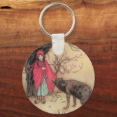 Rood Ridderhout van Warwick Goble Sleutelhanger (Voorkant)