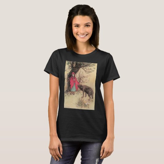  Rood Ridderhout van Warwick Goble T-shirt (Voorkant volledig)