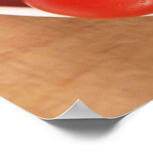 Rood rijpe tomaten Poster (Hoek)